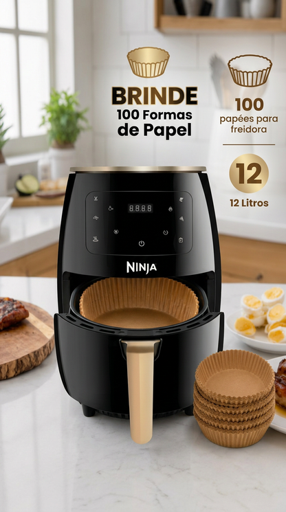 Freidora de Aire Ninja 12L Extra Grande Promoción Copa del Mundo
