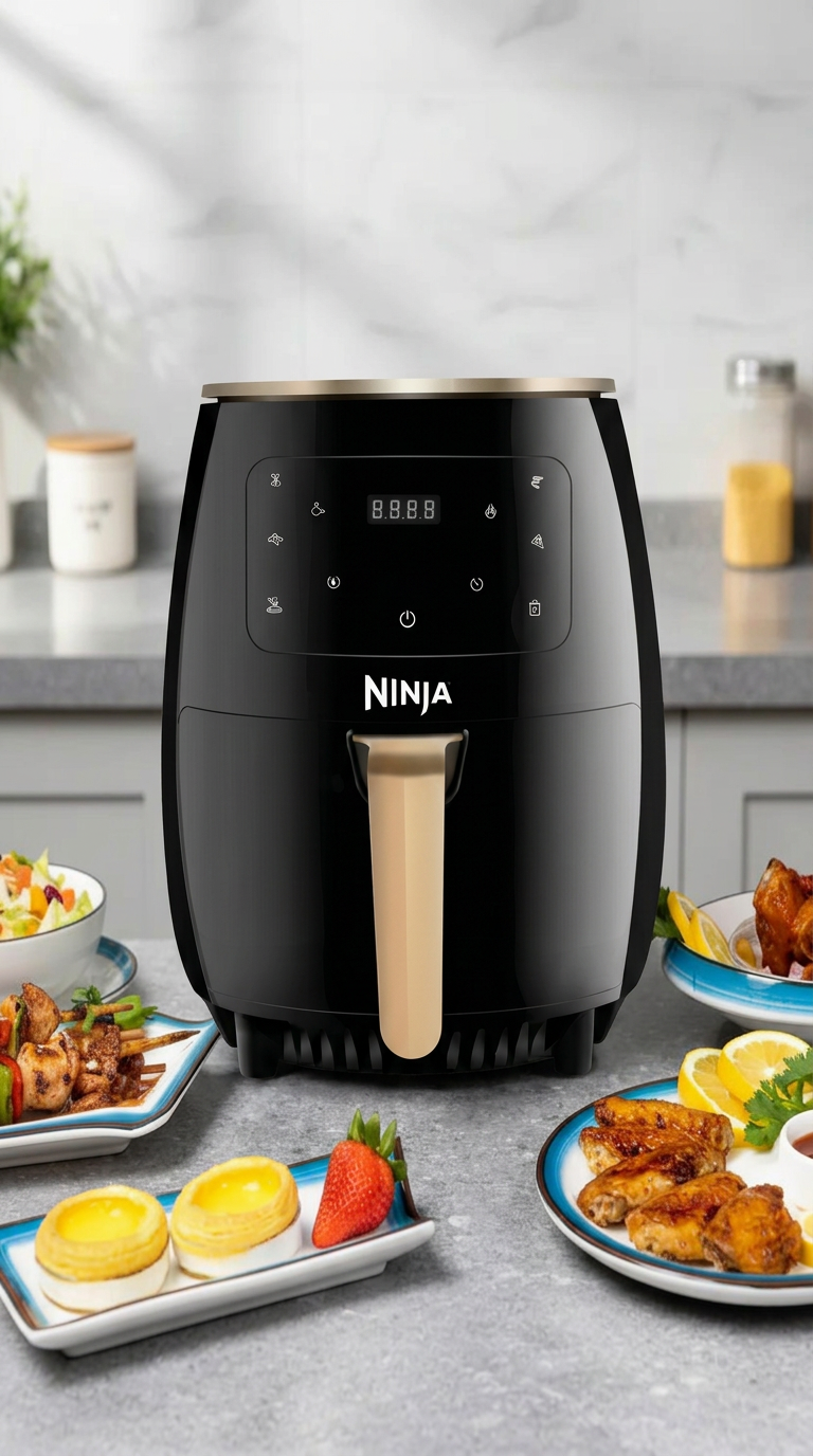 Freidora de Aire Ninja 12L Extra Grande Promoción Copa del Mundo